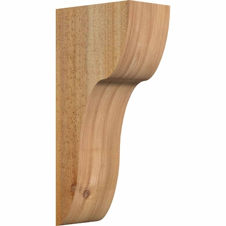 Ekena Millwork Carmel Rough Sawn Corbel, Western Red Cedar, 6"W x 10"D x 22"H COR06X10X22CAR00RWR
